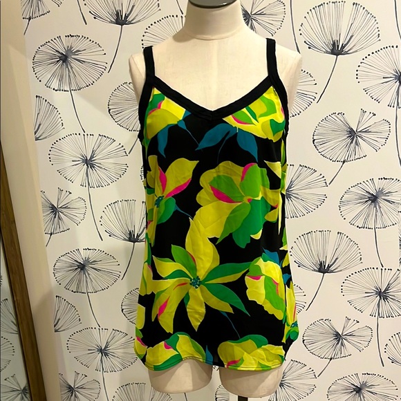 CAbi Tops - Floral Black and Yellow Women's Top